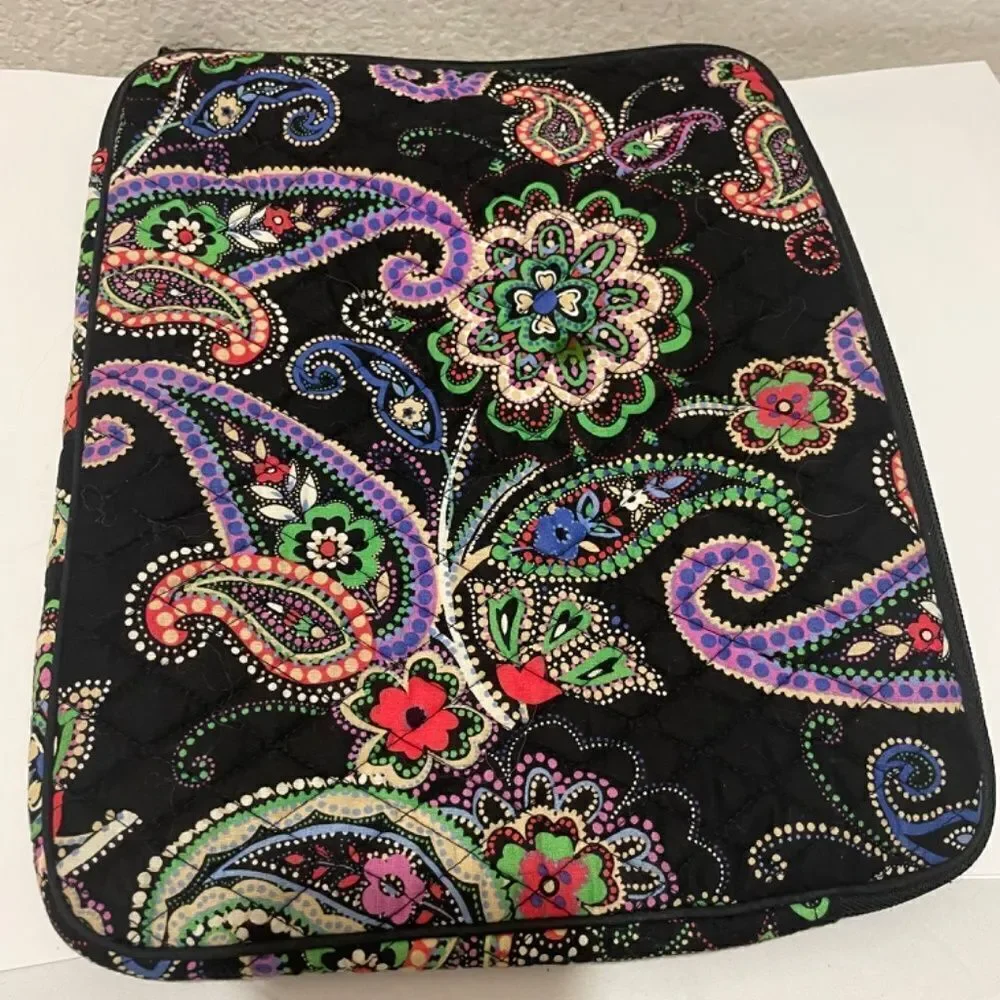 Vera Bradley quilted laptop bag
